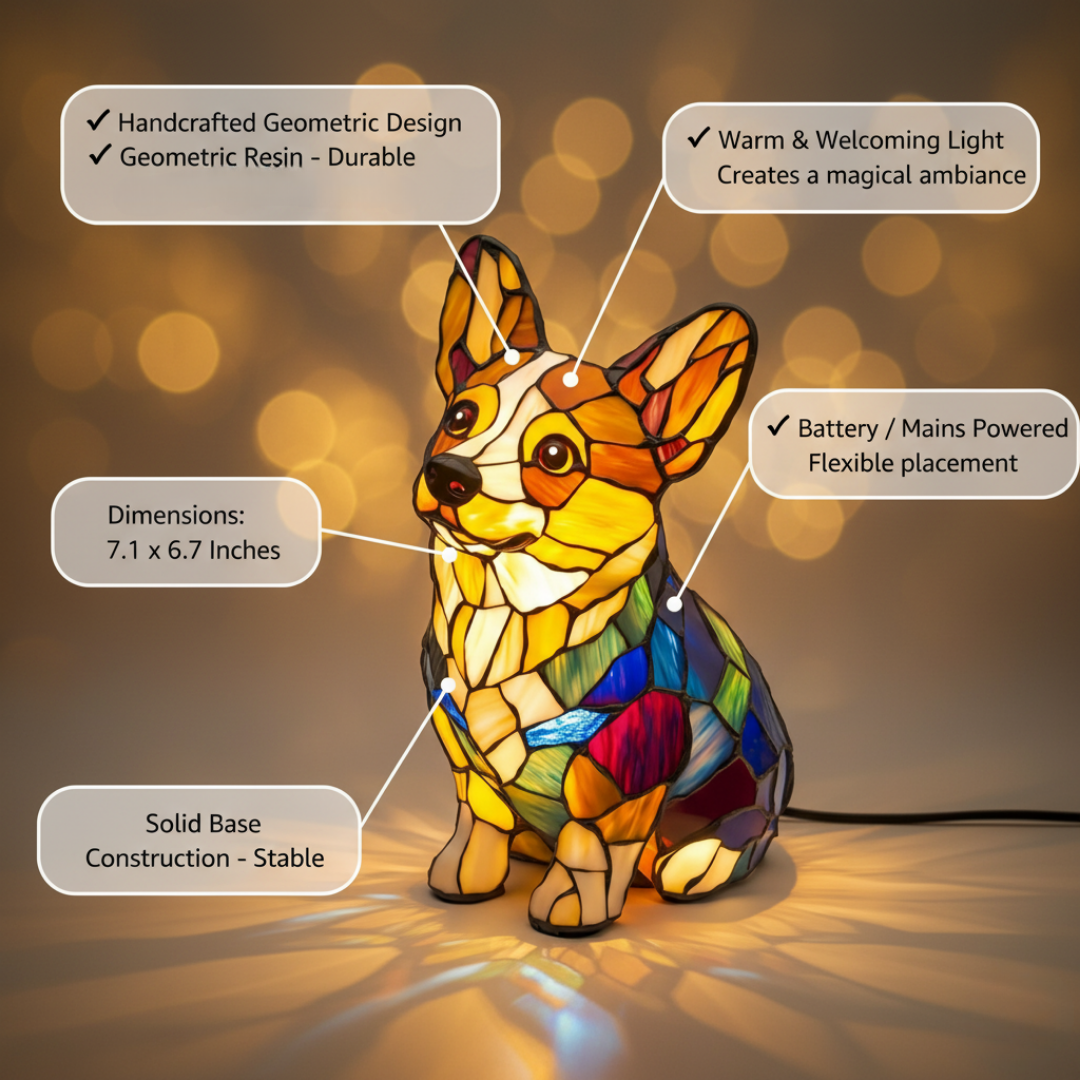 TARINA™ Corgi-ilo-eläinvalaisin