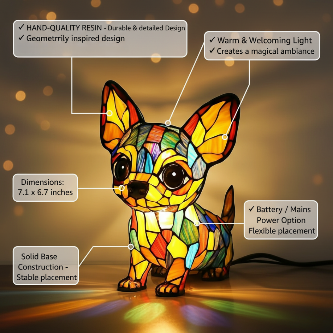 TARINA™ Chihuahua-koristevalaisin