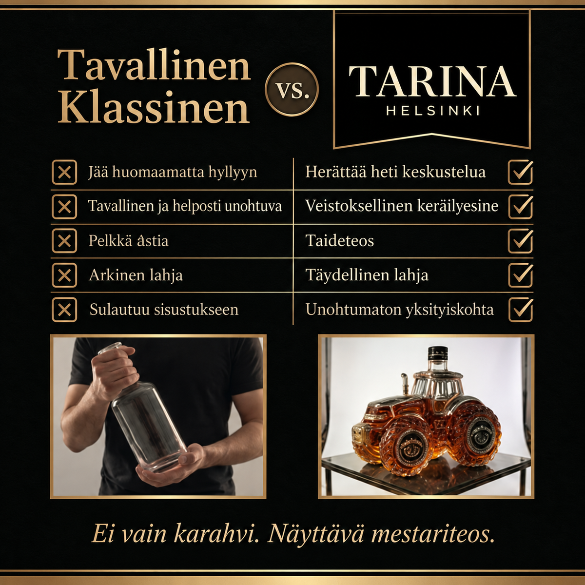 TARINA™ Viskikarahvi – Kissa